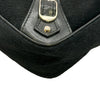 バレンシアガ BALENCIAGA クラシックザポーチ 110481 ブラック シルバー金具 レザー/ハラコ レディース ポーチ