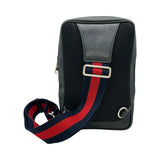 グッチ GUCCI GGスプリームリングバッグ 478325 ブラック GGスプリームキャンバス メンズ ウエストバッグ
