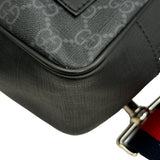 グッチ GUCCI GGスプリームリングバッグ 478325 ブラック GGスプリームキャンバス メンズ ウエストバッグ