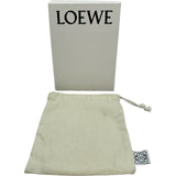 ロエベ LOEWE トライフォールドウォレット イエロー/ブラウン シルバー金具 カーフ レディース 二つ折り財布