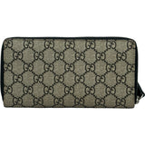 グッチ GUCCI GGスプリームビープリントラウンド長財布 451273 ベージュ/ブラック GGスプリームキャンバス レディース 長財布