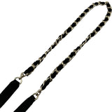 シャネル CHANEL リボンココマークチェーンベルト C20C ブラック ゴールド金具 キャンバス/メタル レディース ベルト