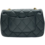 シャネル CHANEL ミニマトラッセハートチェーンショルダーバッグ AS3457 ブラック ゴールド金具 ラムスキン レディース ショルダーバッグ