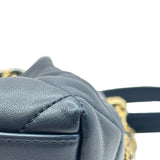 シャネル CHANEL マトラッセスモールバケットバッグ AS2786 ネイビー ゴールド金具 ラムスキン/パール レディース ショルダーバッグ