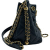 シャネル CHANEL マトラッセスモールバケットバッグ AS2786 ネイビー ゴールド金具 ラムスキン/パール レディース ショルダーバッグ
