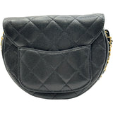 シャネル CHANEL マトラッセミニ メッセンジャーバッグ AS3867 ブラック ゴールド金具 キャビアスキン レディース ショルダーバッグ