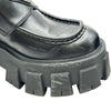 プラダ PRADA モノリス ブラッシュドレザーローファー 1D649M ブラック レザー レディース ローファー