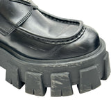 プラダ PRADA モノリス ブラッシュドレザーローファー 1D649M ブラック レザー レディース ローファー