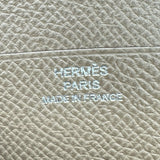 エルメス HERMES ベアンスフレ D刻印 エトゥープ シルバー金具 エプソン レディース 長財布
