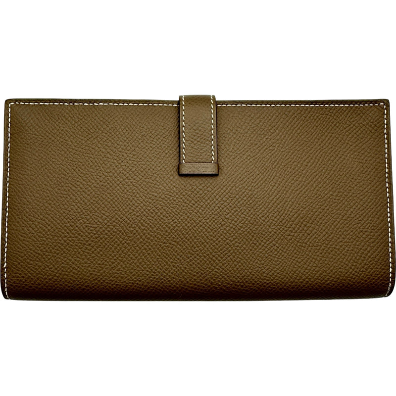 エルメス HERMES ベアンスフレ D刻印 エトゥープ シルバー金具