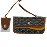 ゴヤール GOYARD サンルイPM ブラック/タン ゴヤールディンキャンバス ユニセックス トートバッグ