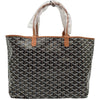ゴヤール GOYARD サンルイPM ブラック/タン ゴヤールディンキャンバス ユニセックス トートバッグ