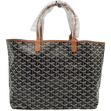 ゴヤール GOYARD サンルイPM ブラック/タン ゴヤールディンキャンバス ユニセックス トートバッグ