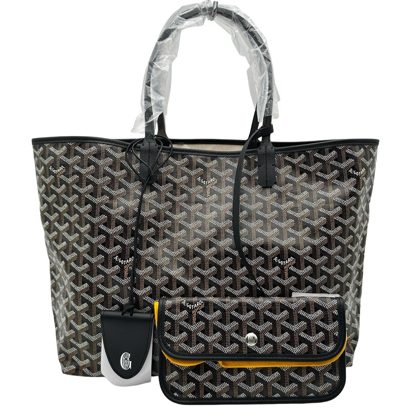 GOYARD ゴヤール トートバッグ ブラック サンルイ ゴヤール GOYARD サンルイPM ブラック ゴヤールディンキャンバス ユニ