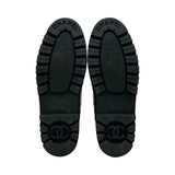 シャネル CHANEL ココマークショートブーツ G37927 ホワイト レザー レディース ブーツ