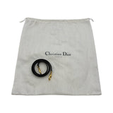 クリスチャン・ディオール Christian Dior レディディオール ミディアム ブラック ゴールド金具 ラム レディース ショルダーバッグ
