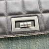 シャネル CHANEL 2.55チョコバーチェーンショルダー ブラウン/ブルー シルバー金具 レザー/デニム レディース ショルダーバッグ