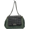 シャネル CHANEL 2.55チョコバーチェーンショルダー ブラウン/ブルー シルバー金具 レザー/デニム レディース ショルダーバッグ