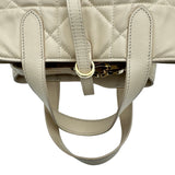 クリスチャン・ディオール Christian Dior トゥジュールバーティカルトートスモール M28350SNW_M61U ベージュ ゴールド金具 ラムレザー レディース ハンドバッグ