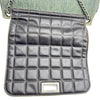シャネル CHANEL 2.55チョコバーチェーンショルダー ブラウン/ブルー シルバー金具 レザー/デニム レディース ショルダーバッグ