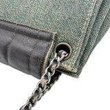 シャネル CHANEL 2.55チョコバーチェーンショルダー ブラウン/ブルー シルバー金具 レザー/デニム レディース ショルダーバッグ