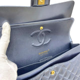 シャネル CHANEL マトラッセ25 A01112 メタリックブルー ゴールド金具 カーフスキン レディース チェーンショルダーバッグ