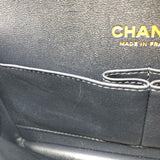 シャネル CHANEL チェーンショルダーバッグ A01112 メタリックブルー ゴールド金具 カーフスキン レディース ショルダーバッグ