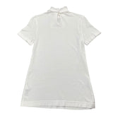 ドルチェ＆ガッバーナ Dolce & Gabbana ロゴ刺繡レースネックTシャツ F8M72T ホワイト コットン レディース 半袖Ｔシャツ