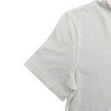 ドルチェ＆ガッバーナ Dolce & Gabbana ロゴ刺繡レースネックTシャツ F8M72T ホワイト コットン レディース 半袖Ｔシャツ
