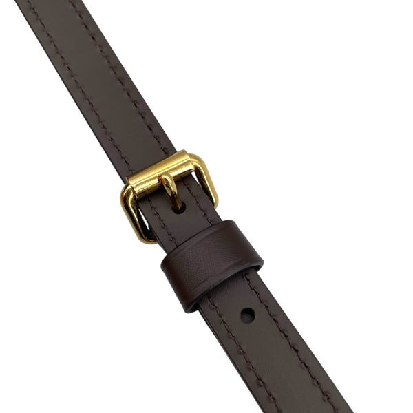ルイ・ヴィトン LOUIS VUITTON ストラップ J00276 ブラウン レザー ユニセックス ショルダーストラップ
