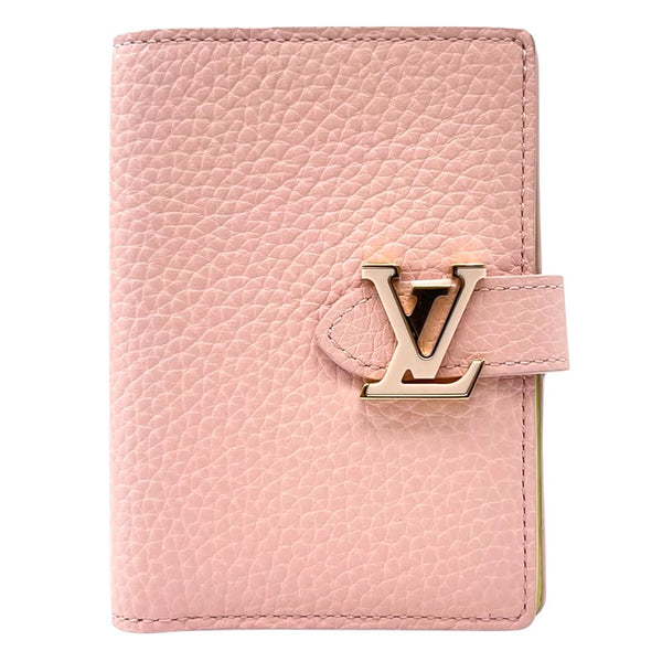 ルイ・ヴィトン LOUIS VUITTON LV ヴェルティカル CPウォレット M82144 ローズジャスミン ゴールド金具 トリヨンレザー レディース 二つ折り財布