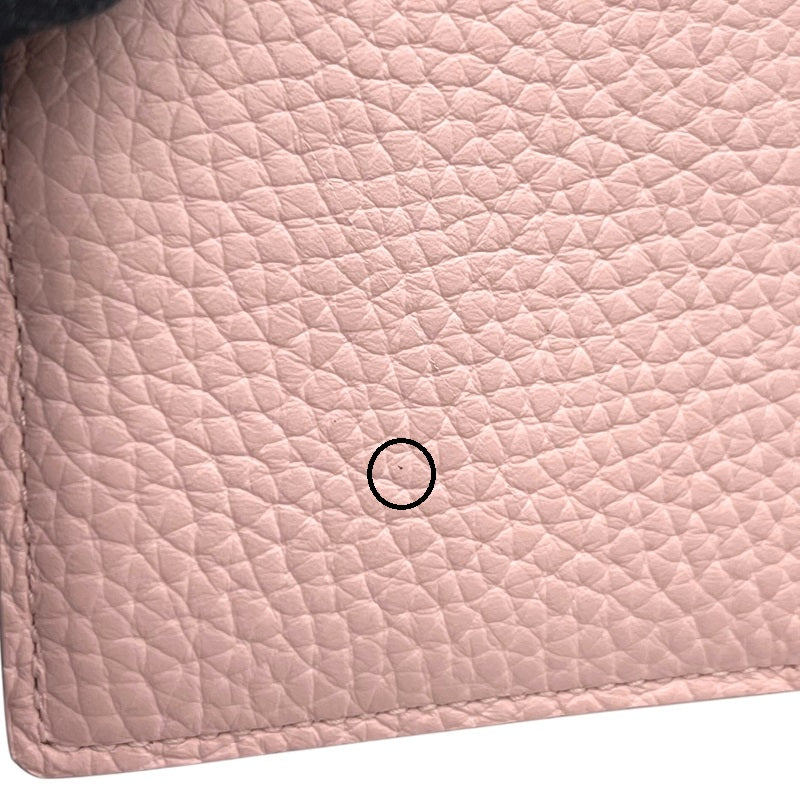 ルイ・ヴィトン LOUIS VUITTON LV ヴェルティカル CPウォレット M82144 ローズジャスミン ゴールド金具 トリヨンレザー レディース 二つ折り財布