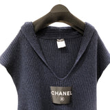 シャネル CHANEL ロゴラベル Uネックカシミヤニットワンピース P32448 カシミヤ レディース ワンピース