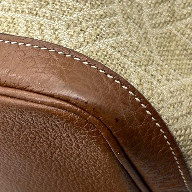 エルメス HERMES ガーデンパーティPM □L刻印 セーブル×マロン 