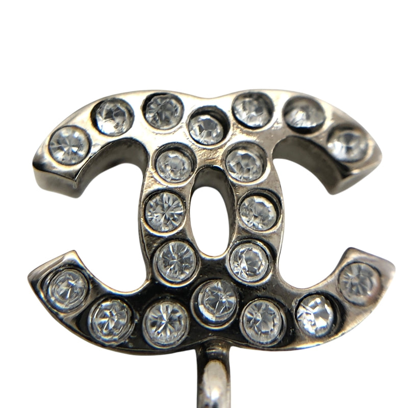 シャネル CHANEL キャッチモチーフピアス メタル/ラインストーン アクセサリー
