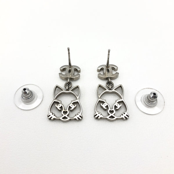 シャネル CHANEL キャッチモチーフピアス メタル/ラインストーン アクセサリー