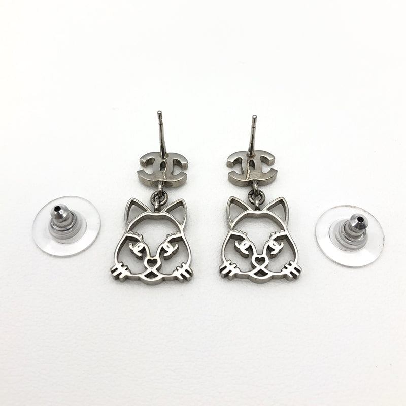 CHANEL(シャネル) ココマーク ハーフラインストーン ピアス