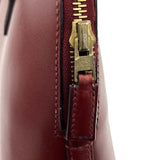 エルメス HERMES エスカパーダ □F刻印 ルージュアッシュ ゴールド金具 ボックスカーフ レディース ハンドバッグ