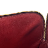 エルメス HERMES エスカパーダ □F刻印 ルージュアッシュ ゴールド金具 ボックスカーフ レディース ハンドバッグ
