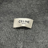セリーヌ CELINE ロゴローコードニットジョガーパンツ 2A54Q402P グレー ウール メンズ パンツ