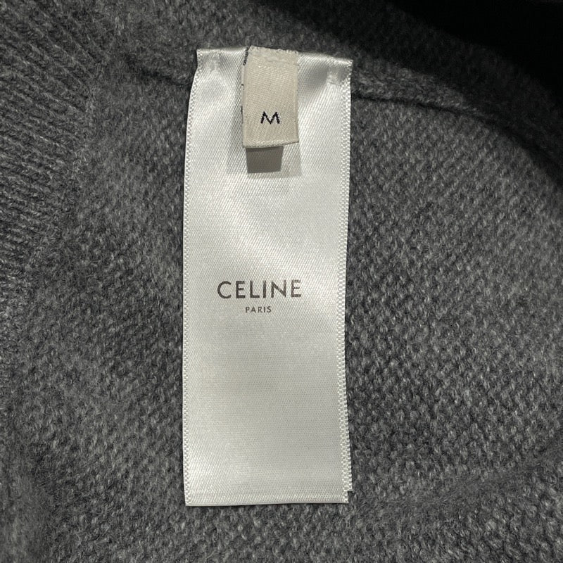 セリーヌ CELINE ロゴローコードニットジョガーパンツ 2A54Q402P グレー ウール メンズ パンツ