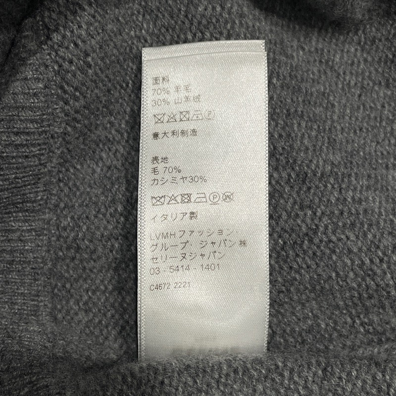 セリーヌ CELINE ロゴローコードニットジョガーパンツ 2A54Q402P グレー ウール メンズ パンツ