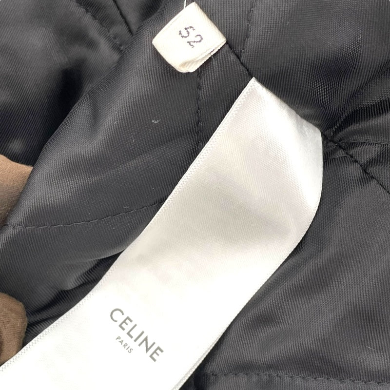 セリーヌ CELINE ロゴフーデッド チェックシャツ ジャケット