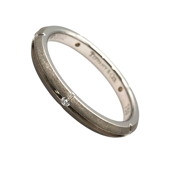 ティファニー TIFFANY＆CO ストリーメリカリング 5Pダイヤリング K18WG/ダイヤモンド ジュエリー