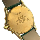 カルティエ Cartier サントス ロンド アビエーターM WM400151 ホワイト K18PG クオーツ レディース 腕時計