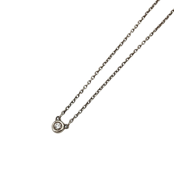 ティファニー TIFFANY＆CO バイザヤードネックレス SV925/ダイヤモンド ジュエリー