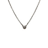 ティファニー TIFFANY＆CO バイザヤードネックレス SV925/ダイヤモンド ジュエリー