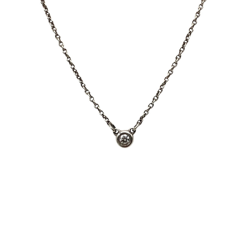 ティファニー TIFFANY＆CO バイザヤードネックレス SV925/ダイヤモンド ジュエリー