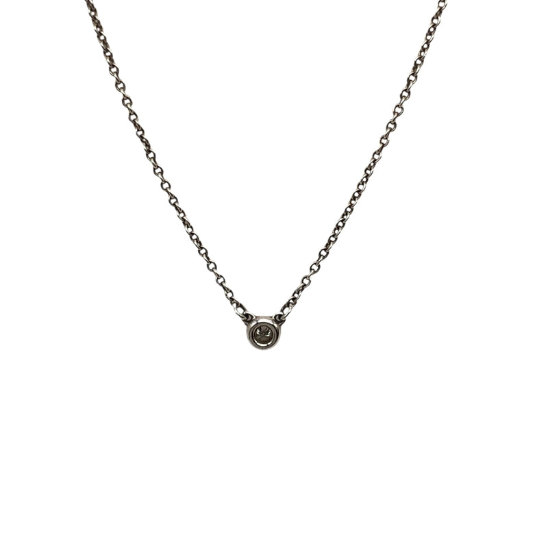 ティファニー TIFFANY＆CO バイザヤードネックレス SV925/ダイヤモンド ジュエリー
