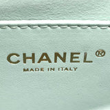 シャネル CHANEL マトラッセミニフラップ ショルダー AS4861 ライトグリーン ゴールド金具 ラムスキン レディース ショルダーバッグ
